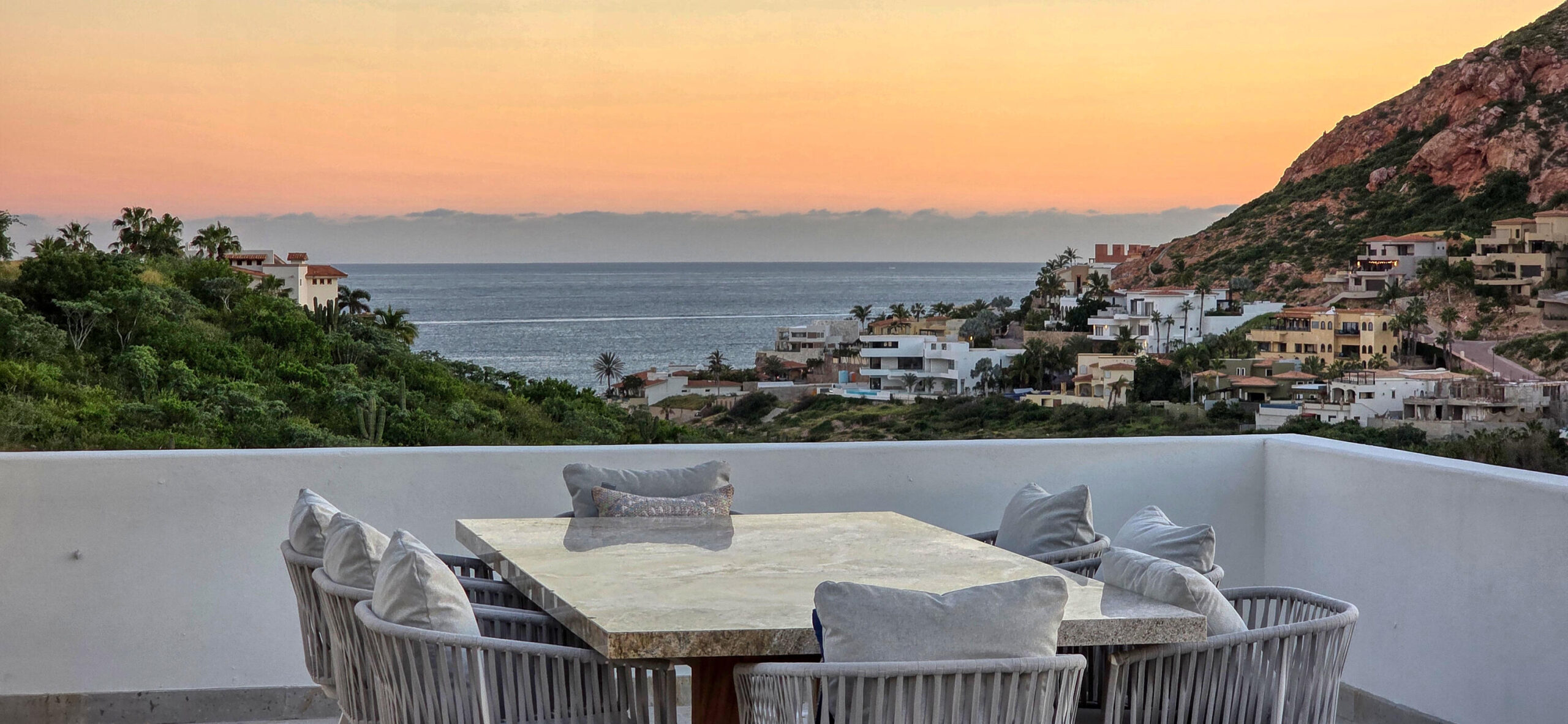 Los Cabos Luxury Rancho Cerro Colorado Casa Kiki showcases thoughtful design and premium upgrades. Originally built in 2011 with 3,228 sq ft of AC space, it was fully remodeled and expanded in 2023. The new layout integrates 2,376 sq ft of the original home with 2,419 sq ft of new construction, including a top-floor master suite and a 389 sq ft garage—totaling about 4,800 sq ft of air-conditioned living.Upgrades include new flooring, custom cabinetry, granite and quartz surfaces, designer lighting, and premium appliances. Open living areas connect seamlessly to terraces, pool, and outdoor kitchen, blending modern coastal style with comfort.Whether as a full-time residence or a luxurious vacation retreat, Casa Kiki stands out as a rare opportunity. The main house now features three spacious bedrooms, a full-size office, a sleek TV room, and a chef's kitchen designed for entertaining. A separate two-bedroom casita with single beds offers privacy for guests or extended family, while the addition of a gym, pool, spa, and landscaped garden creates a true resort-style experience at home.With solar panels for energy efficiency and breathtaking ocean for sale