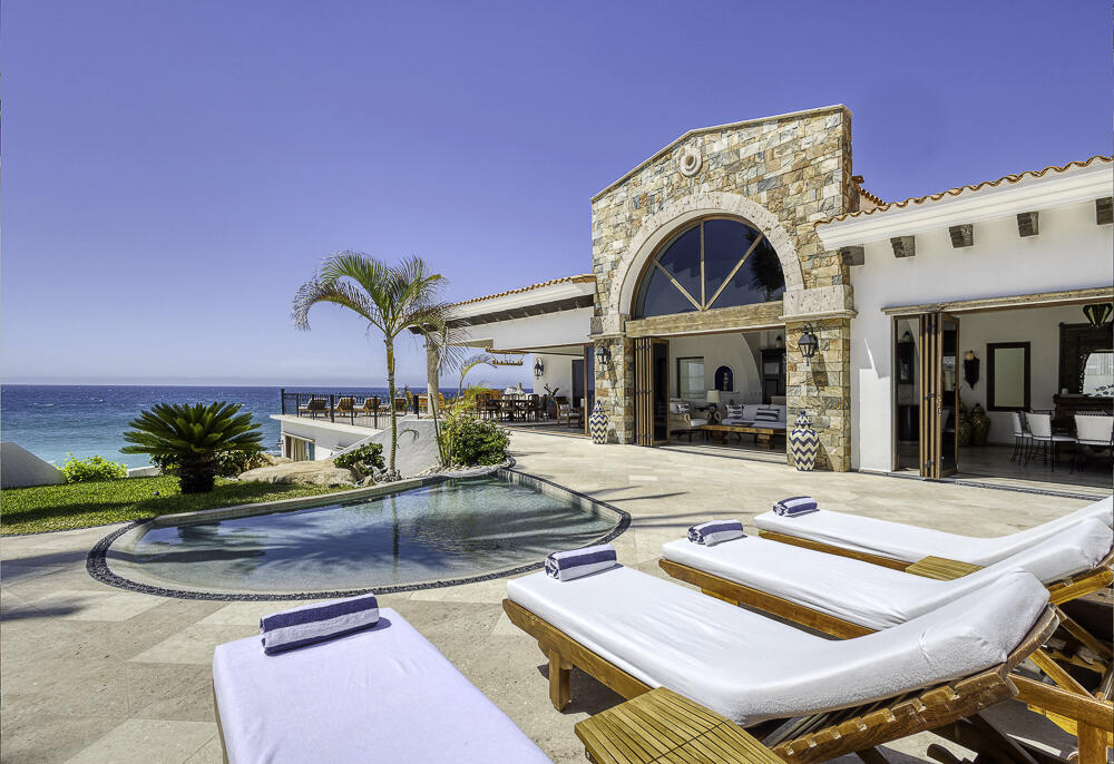 Los Cabos Luxury La Laguna La Laguna Beach Estate: The Definitive 8-Suite Beachfront Legacy Compound8 BR | 8.5 BA | 11,000+ Total Sq. Ft. | 16,000 Sq. Ft. Outdoor LivingOffered as a rare opportunity to acquire a generational legacy asset in an era of intentional coastal scarcity, La Laguna Beach Estate represents the pinnacle of beachfront luxury. This expansive Hacienda masterfully integrates authentic Mexican craftsmanship with the sophisticated infrastructure of a world-class private resort. Situated on a serene, semi-private beach in the prestigious La Laguna enclave of San José del Cabo, the estate offers a sanctuary of privacy and tranquility unmatched in the San José Corridor--reminiscent of the pristine California coastline but set against the warm, azure waters of the Sea of Cortez. A Masterclass in High-Yield LuxuryDesigned as a consolidated luxury asset, this property transcends the standard residential offering. With over 13,000 square feet of covered living space and a proven footprint for high-end wellness retreats and corporate events, the estate is optimized for both private enjoyment and boutique hospitality. Each of the 8 exquisitely appointed ocean- for sale