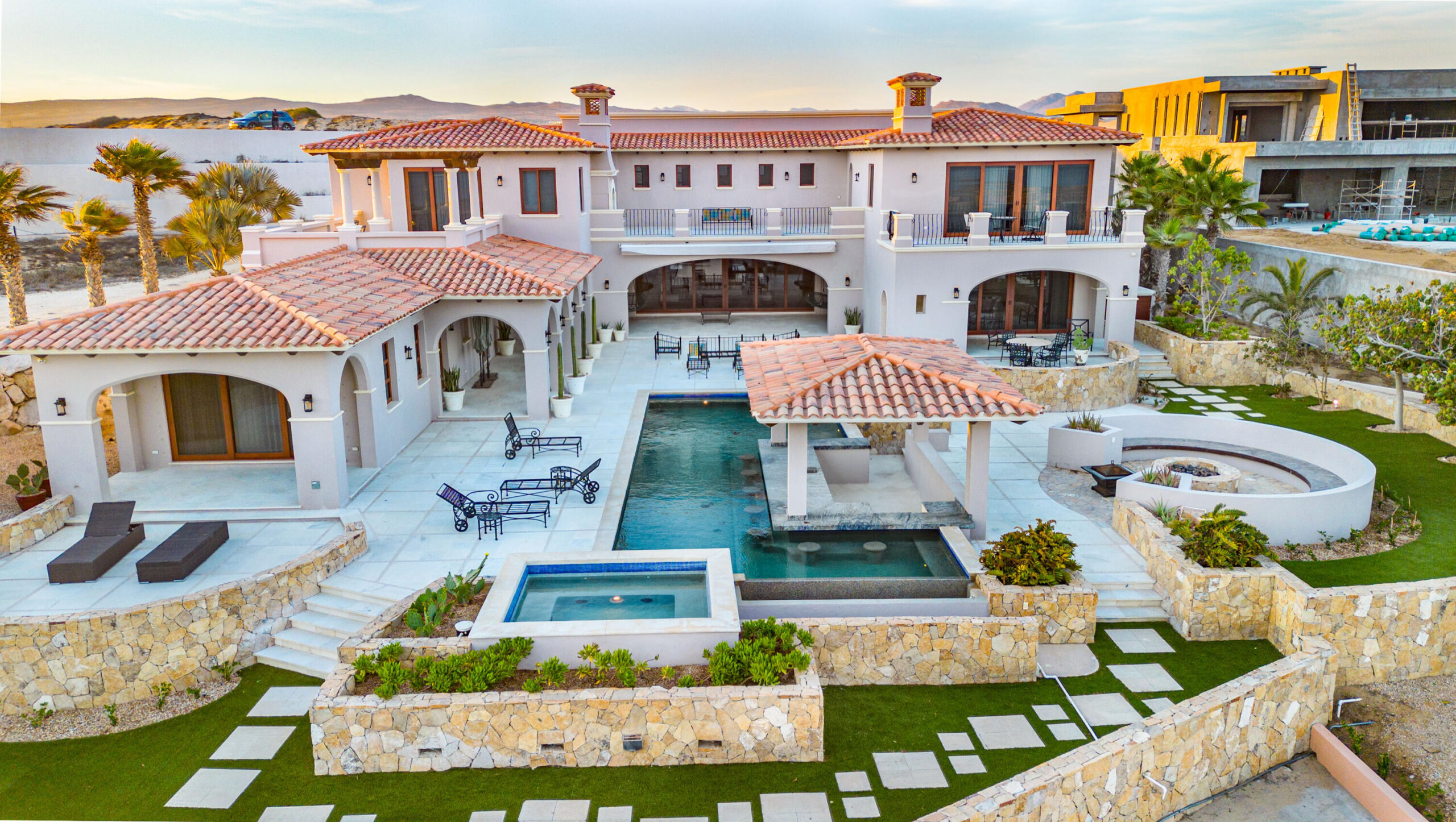 Los Cabos Luxury Beach Estates Enjoy expansive panoramic Pacific Ocean and golf course for sale