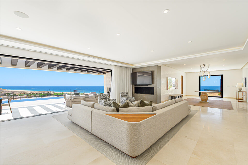 Los Cabos Luxury Copala Perched atop the hills of Quivira Los Cabos, Villa 43 is a stunning custom residence blending luxury, privacy, and sweeping Pacific Ocean and golf course – 43 Cielo Marbella, Pacific, BS