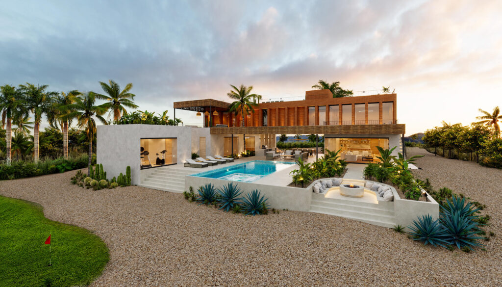 Los Cabos Luxury Pescadero Whether you're seeking a soulful retreat or a smart investment in Baja's most serene coastal village, this pre-construction home in Pescadero offers a rare blend of thoughtful design, natural beauty, and lasting value. With 5 bedrooms and 5 bathrooms, including a private lock-off with kitchenette, this property is ideal for flexible living or rental potential. The master suite showcases a private deck, while the main living area features an equipped kitchen, pantry, and spacious living room. Additional highlights include a rooftop deck, heated pool, jacuzzi, fire pit, garage area, terrace with built-in grill, and storage. Every detail is designed for comfort, functionality, and enjoyment in paradise. – Casa Solito, Pacific, Pacific, BS