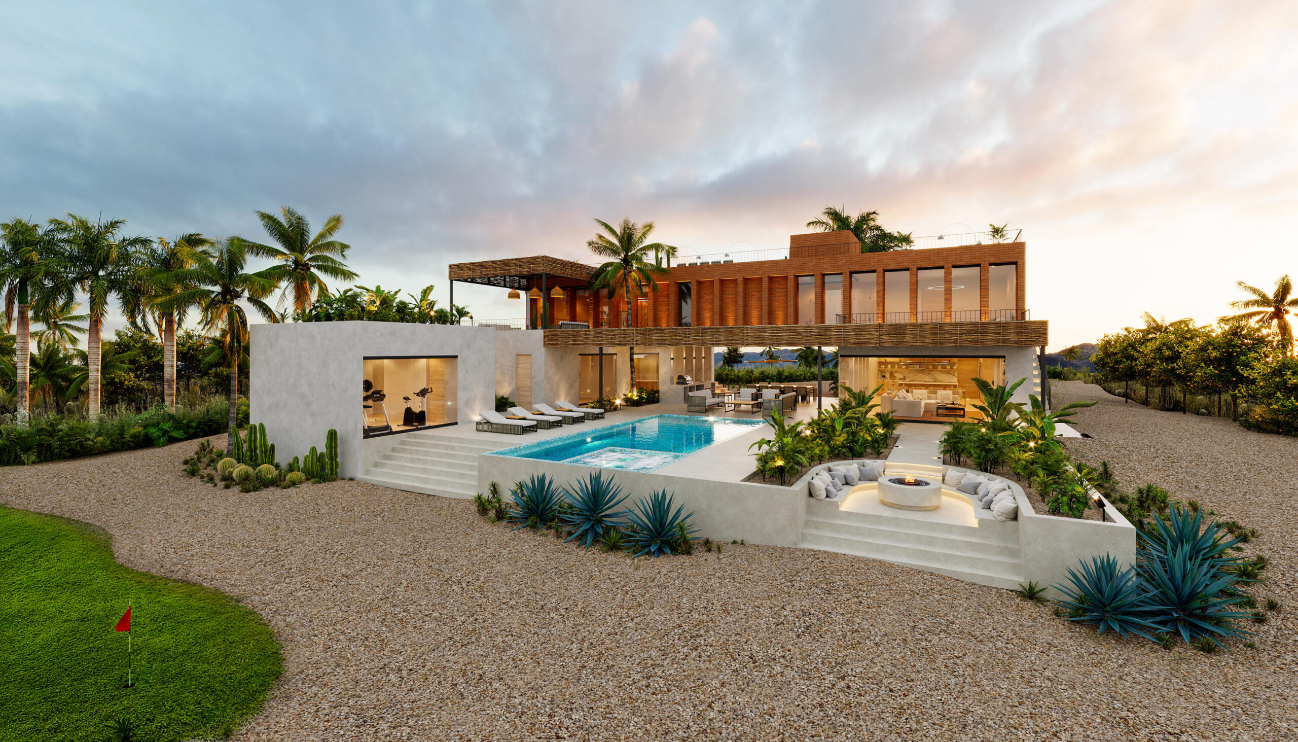 Los Cabos Luxury Pescadero Whether you're seeking a soulful retreat or a smart investment in Baja's most serene coastal village, this pre-construction home in Pescadero offers a rare blend of thoughtful design, natural beauty, and lasting value. With 5 bedrooms and 5 bathrooms, including a private lock-off with kitchenette, this property is ideal for flexible living or rental potential. The master suite showcases a private deck, while the main living area features an equipped kitchen, pantry, and spacious living room. Additional highlights include a rooftop deck, heated pool, jacuzzi, fire pit, garage area, terrace with built-in grill, and storage. Every detail is designed for comfort, functionality, and enjoyment in paradise. for sale
