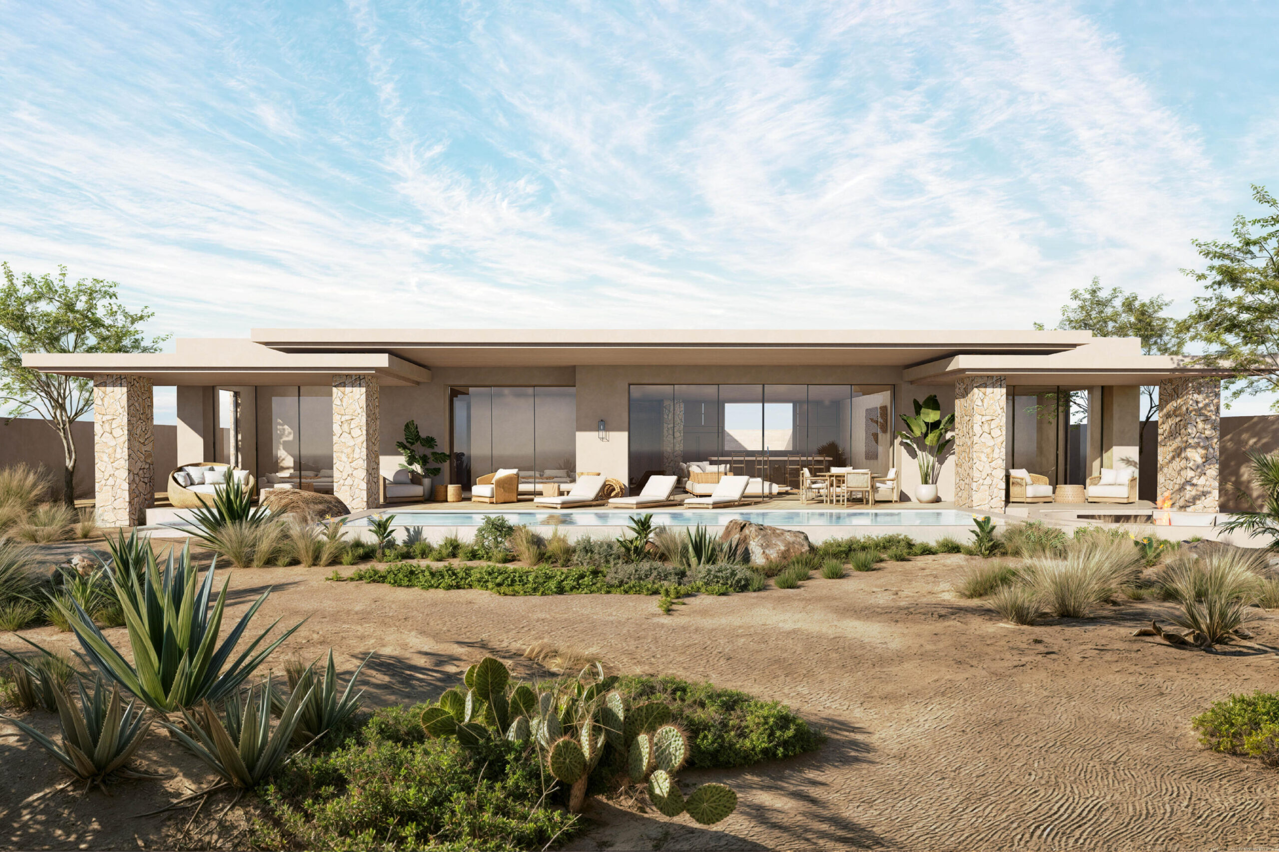 Los Cabos Luxury Section 22f- La Montana Experience an intimate collection of five single-family residences with mountainand arroyo for sale