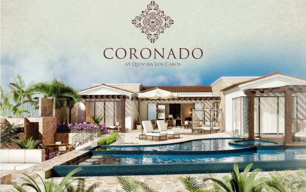 Los Cabos Luxury Coronado The stunning beauty of Quivira Los Cabos and the promise of a simple yet sophisticated lifestyle that offers access to the award-winning Quivira Golf Club, custom residences in a landscape where desert and ocean meet, and a place where your privacy and your family's well-being are guaranteed, are reasons enough for many to want to call Quivira their home.The homes at Coronado have a rich and inviting feel throughout.These single story residences will offer endless opportunities to sit and enjoy unobstructed ocean and golf course – Coronado at Quivira Los Cabos, Pacific, BS