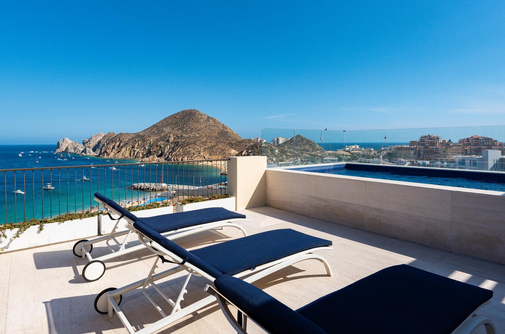 Los Cabos Luxury Hacienda Csl Set above the marina on Medano Beach, this 5-bedroom, 5.5-bath penthouse at 1Homes & Hotels encapsulates Cabo luxury. With sweeping for sale