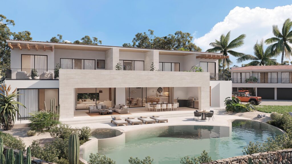 Los Cabos Luxury Section 1- Las Colinas An incredible opportunity in Cabo's premier private club community -- Querencia. With very limited new inventory, this nearly completed residence will be delivered fully finished by Q2 2026, offering the perfect alternative to a multi- – NEW CUSTOM HOME, San Jose Corridor, BS