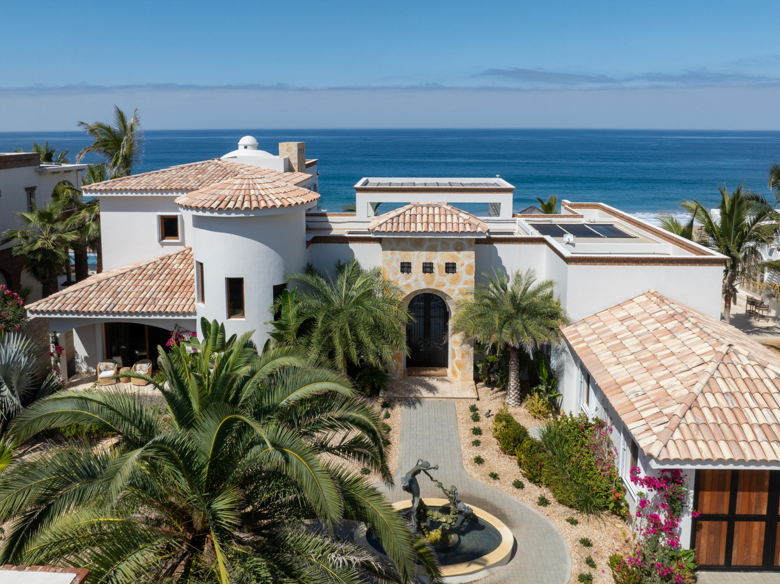 Los Cabos Luxury Cove Club Casa SerenaAn architectural marvel that seamlessly blends the wonder of the Baja with the beauty and serenity of the Mar de Cortez. Thoughtful sight lines frame beautiful vistas from every room making the home feel like you're living in a resort and private estate at the same time. Designed as a retreat for family and friends by one of the most recognized and renowned architects in Mexico, Jacinto Avalos, Casa Serena blends the attention to detail and fine Mexican craftsmanship appropriately honoring its iconic location. Maintained with an open check book and live in staff, this ocean front masterpiece is now ready for the next fortunate family to make memories and leave their own legacy at Casa Serena. for sale