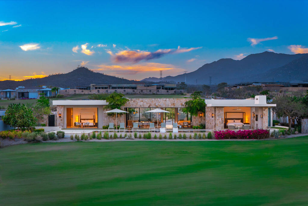 Los Cabos Luxury Section 10- El Parque Set within the coveted community of Querencia, Parque 27 is a brand-new 5 bedroom home offering over 4,600 square feet of refined interior living with five spacious bedrooms. Positioned along the highly desirable parque greenbelt, the residence enjoys privacy, lush surroundings, and beautiful ocean for sale