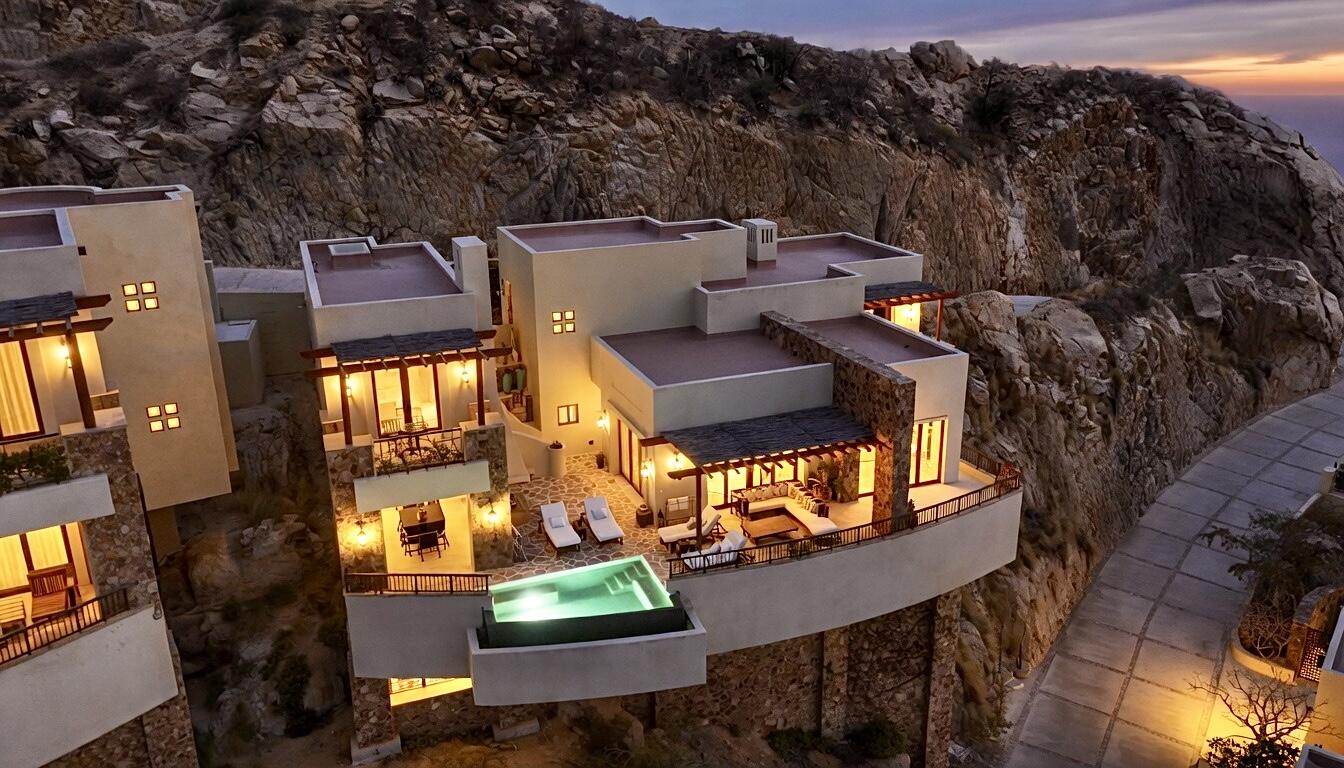 Los Cabos Luxury Waldorf Astoria Resdences Welcome home to Waldorf Astoria Casona 5 - a luxurious hillside villa with THE best elevation and panoramic for sale
