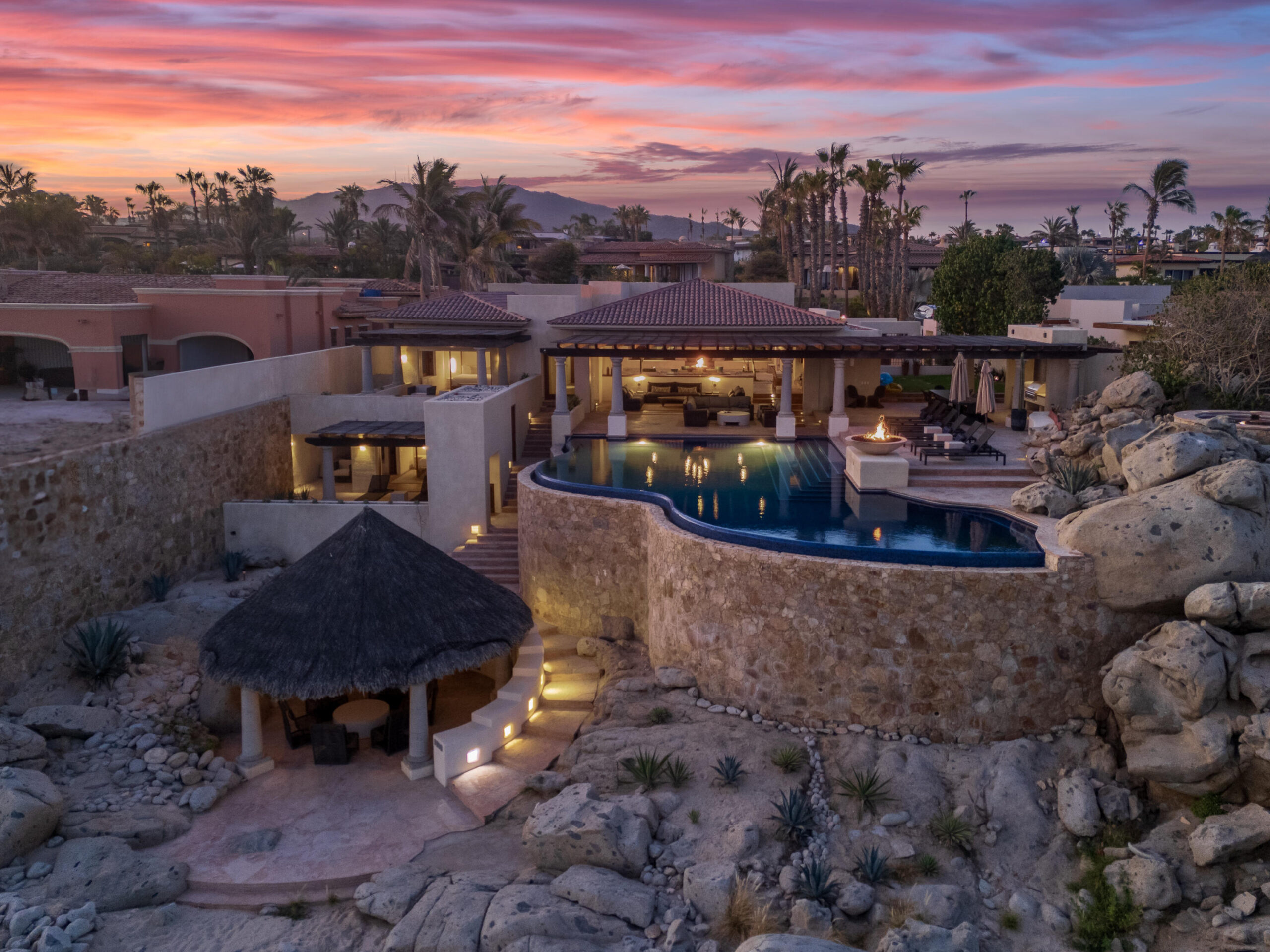 Los Cabos Luxury Las Residencias Casa Buenaventura epitomizes oceanfront luxury, offering a serene retreat with sweeping for sale