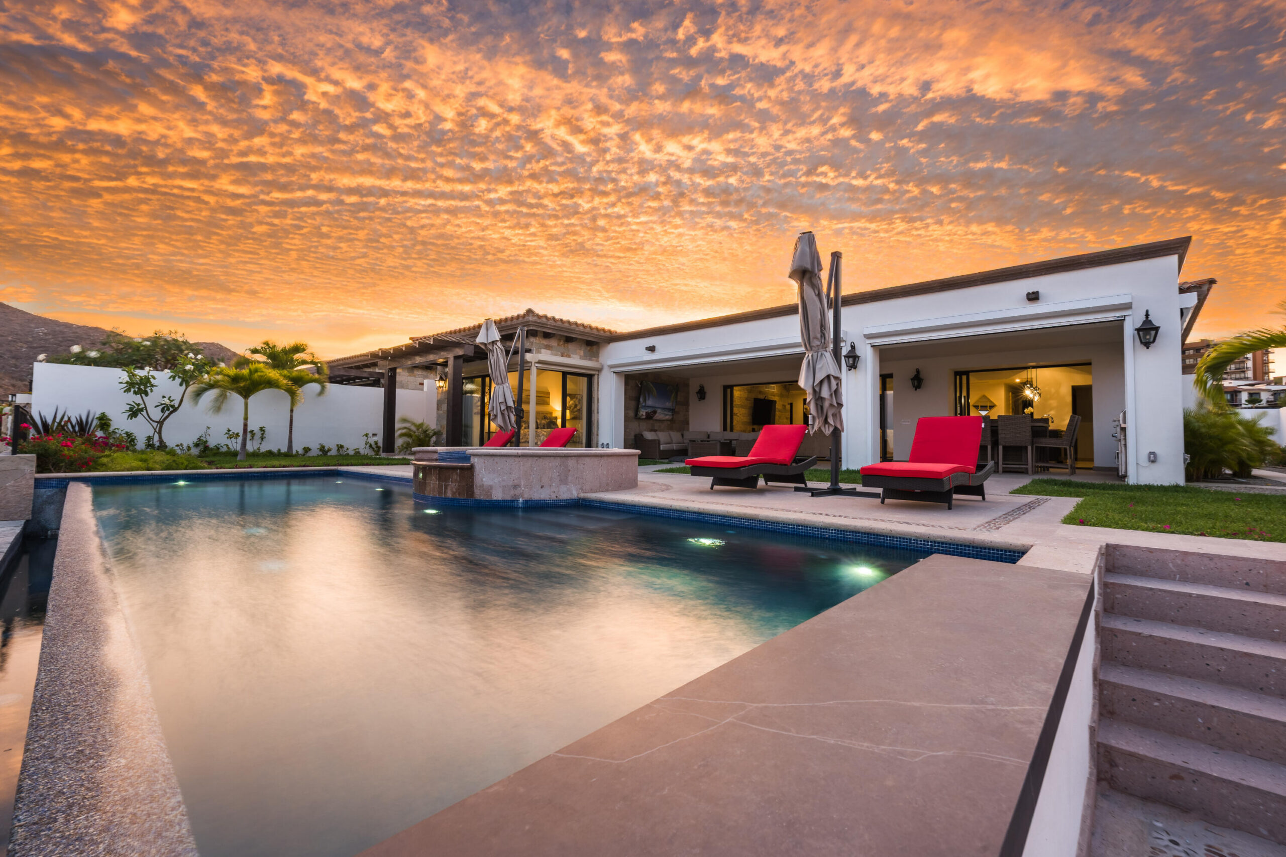Los Cabos Luxury Coronado THIS IS THE ONE - MOVE IN READY!!Coronado 3.4 is a beautifully designed Angel Model estate offers the rarest combination in Los Cabos: single-level living, true privacy, breathtaking Pacific Ocean – Turnkey Ocean View Coronado, Pacific, Pacific, BS