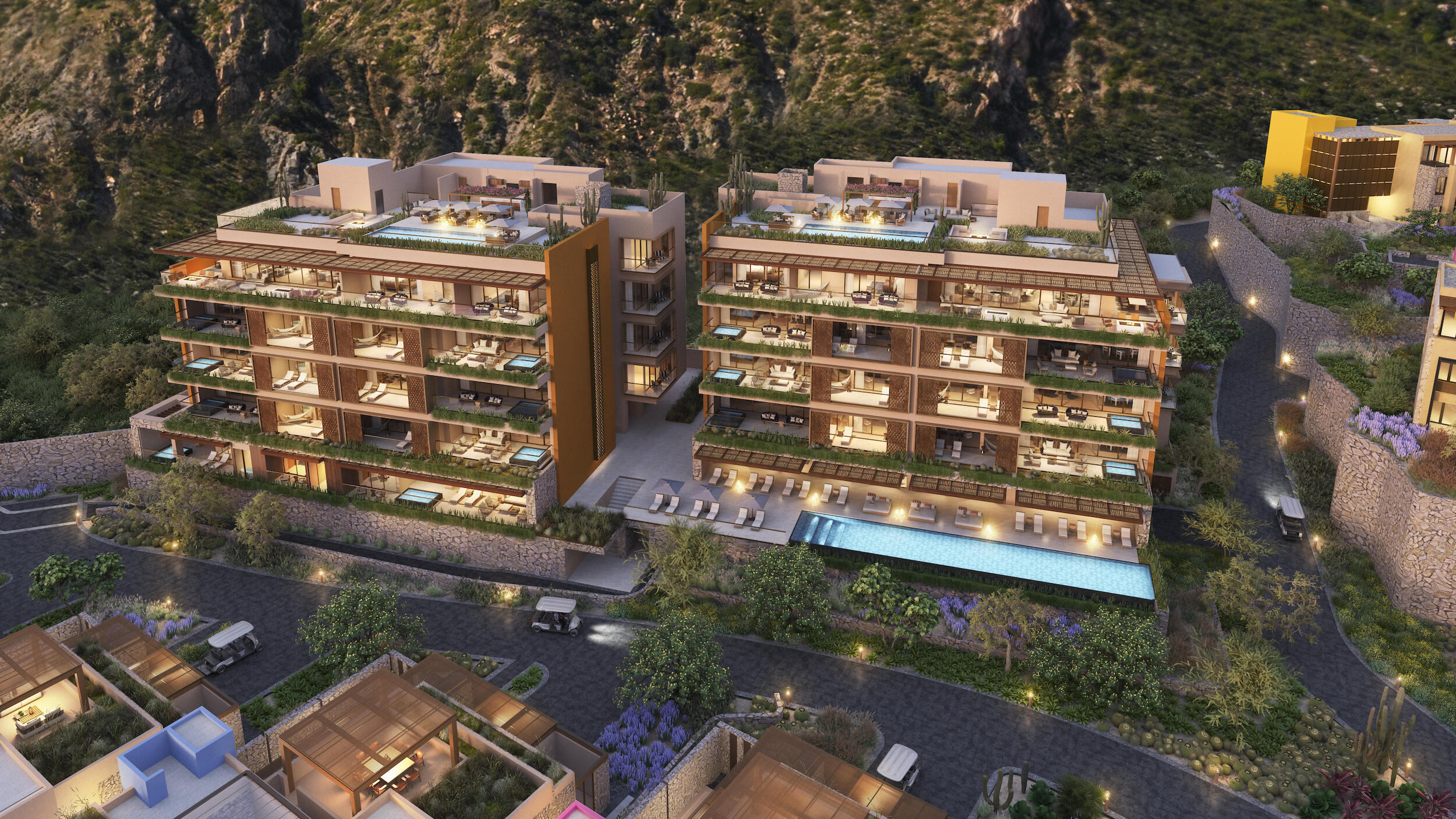 Los Cabos Luxury St Regis Residences This unique, ground-floor residence offers a one-of-a-kind oversized floor plan just steps from the exclusive Owners Lounge. The residence features a massive private terrace with a pool and exterior kitchen, capturing elevated ocean – Via de Lerry, Pacific, BS